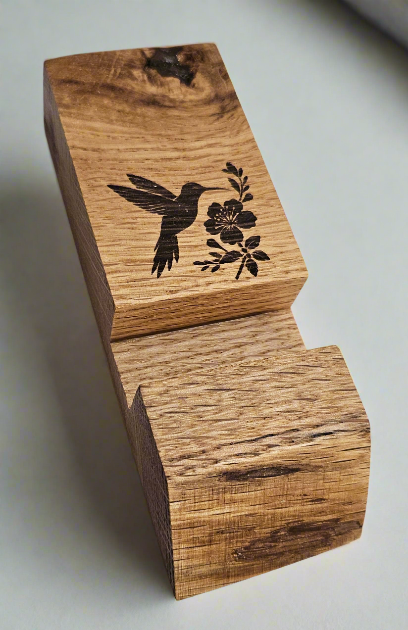 O. Hummingbird phone stand
