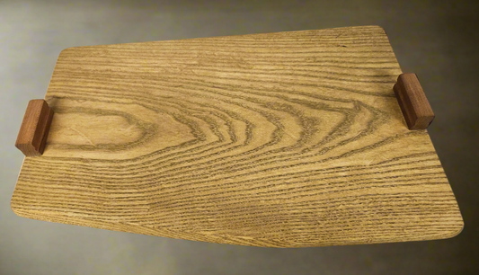 C. Ash and cherry serving board