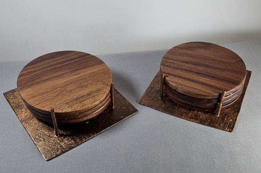 D. Warm walnut coasters